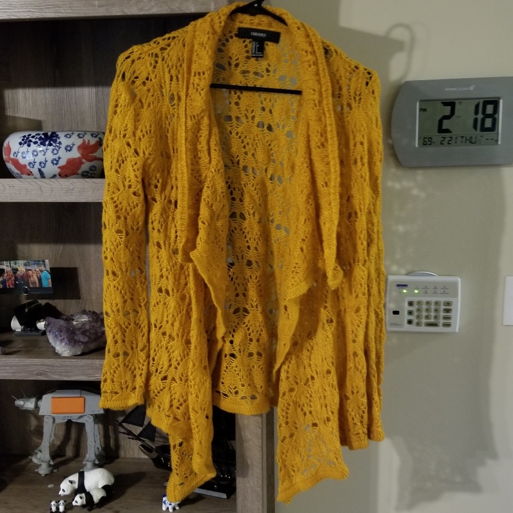 🍁 NWOT Crochet Cardigan/Small